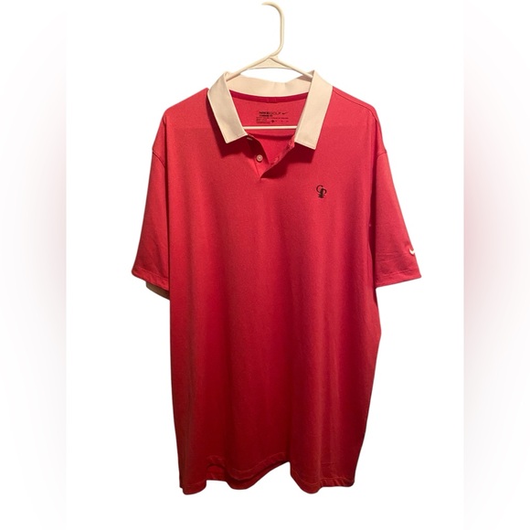 Nike Other - Nike Men's Dri Fit golf polo. Size‎ XL. Light Red/Salmon colored. Good condition